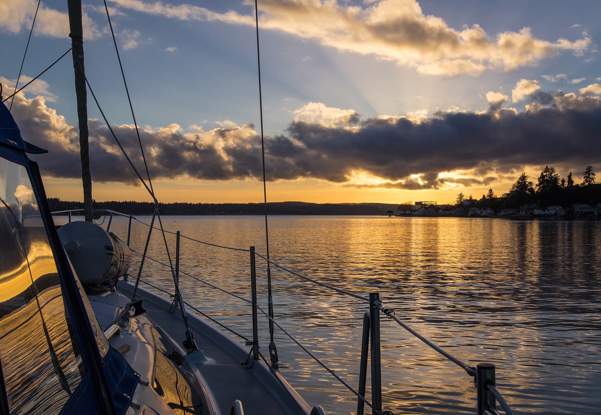 Sunset over Puget Sound